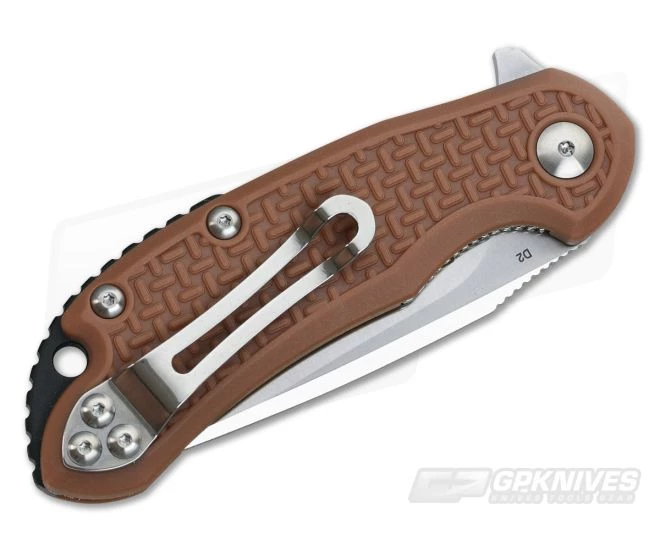 Steel Will Cutjack Mini Tan FRN Flipper Satin D2 C22M-1TN 4 Steel Will Cutjack Mini Tan FRN Flipper Satin D2 C22M-1TN - Image 2