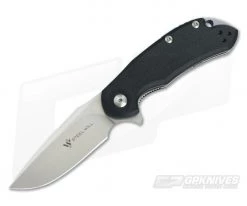 Steel Will Cutjack Mini M390 Flipper Black G10 Liner Lock C22M-2BK