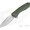CIVIVI Baklash Green G10 Liner Lock Satin Blade Flipper C801A