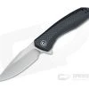CIVIVI Baklash Black G10 & Carbon Fiber Liner Lock Satin Blade Flipper C801D