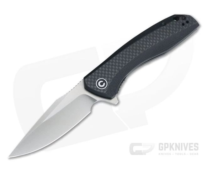 CIVIVI Baklash Black G10 & Carbon Fiber Liner Lock Satin Blade Flipper C801D 3 CIVIVI Baklash Black G10 & Carbon Fiber Liner Lock Satin Blade Flipper C801D