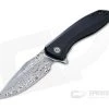 CIVIVI Baklash C801DS Black G10 Damascus Liner Lock Flipper -Outlet Flippers Store c801ds