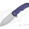 CIVIVI Praxis C803DS-2 Purple G10 Damascus Liner Lock Flipper -Outlet Flippers Store c803ds 2 1 1