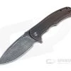CIVIVI Praxis Black Hand Rubbed Damascus and Copper Liner Lock Flipper C803DS-3 -Outlet Flippers Store c803ds 3 1 1