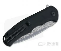 CIVIVI Praxis C803DS Black G10 Damascus Liner Lock Flipper -Outlet Flippers Store c803ds 2