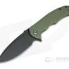 CIVIVI Praxis C803F OD Green G10 Black Stonewashed 9Cr18MoV Stainless Steel Liner Lock Flipper