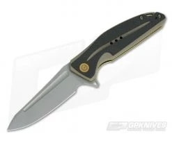 CIVIVI Statera C901A Tan G10 & Carbon Fiber Stonewashed D2 Liner Lock Flipper