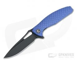 CIVIVI Wyvern Black Stonewashed D2 Blue Scale FRN Liner Lock Flipper C902H