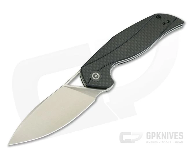 CIVIVI Anthropos Isham Black G10 & Carbon Fiber Satin D2 Liner Lock Flipper C903C 3 CIVIVI Anthropos Isham Black G10 & Carbon Fiber Satin D2 Liner Lock Flipper C903C