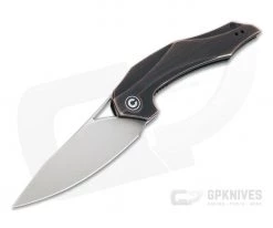CIVIVI Plethiros Isham Black Copper Satin 154cm Liner Lock Flipper C904D