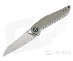 CIVIVI Mckenna Isham Tan G10 Satin D2 Liner Lock Top Flipper C905A