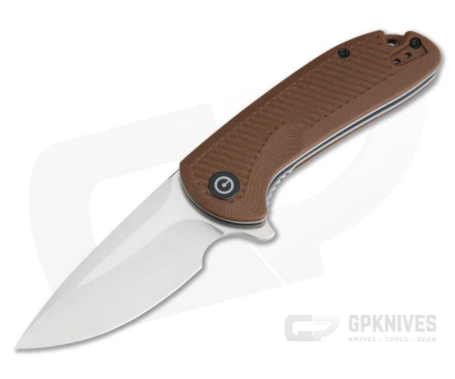 CIVIVI Durus C906B Brown G10 Satin D2 Liner Lock Flipper 3 CIVIVI Durus C906B Brown G10 Satin D2 Liner Lock Flipper