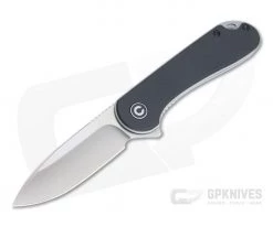CIVIVI Elementum C907A Black G10 Satin D2 Liner Lock Flipper