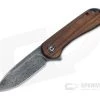 CIVIVI Elementum Black Damascus Cuibourtia Wood Liner Lock Flipper C907DS-2 -Outlet Flippers Store c907ds 2 1 1