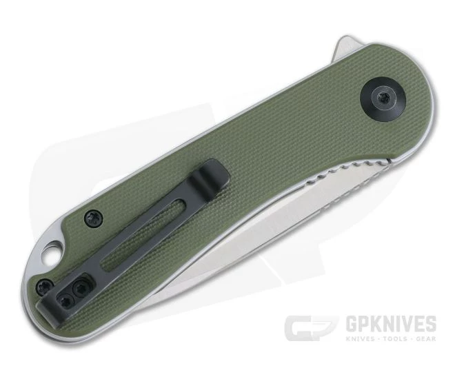 CIVIVI Elementum C907E Green G10 Satin D2 Liner Lock Flipper 4 CIVIVI Elementum C907E Green G10 Satin D2 Liner Lock Flipper - Image 2