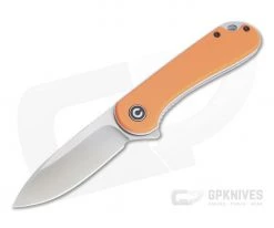 CIVIVI Elementum C907R Orange G10 Satin D2 Liner Lock Flipper