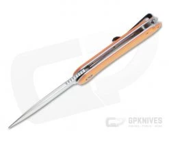 CIVIVI Elementum C907R Orange G10 Satin D2 Liner Lock Flipper -Outlet Flippers Store c907r 3 2