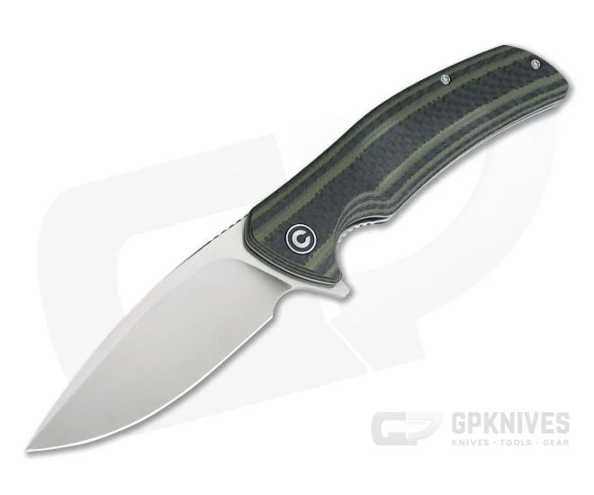 CIVIVI Incite C908A Green G10 Layered Carbon Fiber Satin D2 Liner Lock Flipper 3 CIVIVI Incite C908A Green G10 Layered Carbon Fiber Satin D2 Liner Lock Flipper
