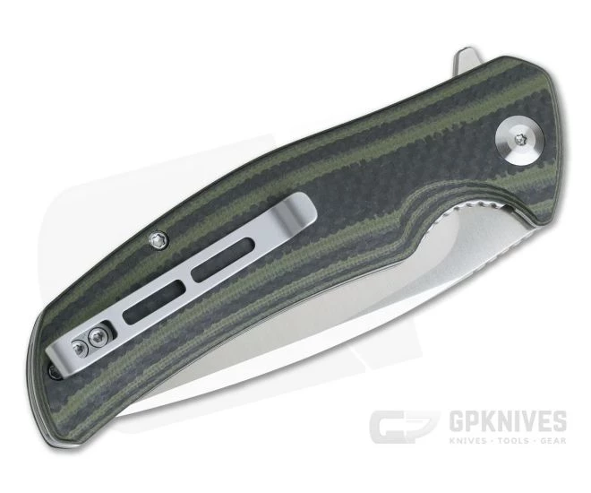 CIVIVI Incite C908A Green G10 Layered Carbon Fiber Satin D2 Liner Lock Flipper 4 CIVIVI Incite C908A Green G10 Layered Carbon Fiber Satin D2 Liner Lock Flipper - Image 2