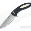 Protech Cambria Tuxedo Flipper Stonewash Plain Edge Ivory Micarta Inlays CF51 -Outlet Flippers Store cf51