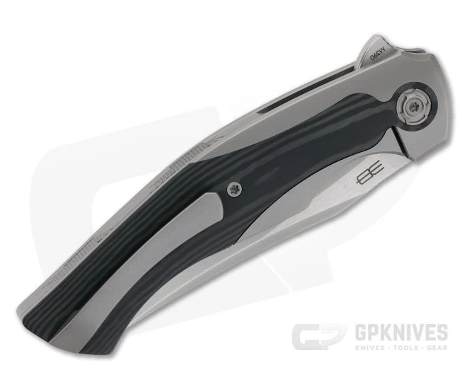 Reate Knives Coyote ELB Stonewashed M390 Wave Carbon Fiber Titanium Frame Lock Flipper 4 Reate Knives Coyote ELB Stonewashed M390 Wave Carbon Fiber Titanium Frame Lock Flipper - Image 2