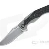 Reate Knives Coyote ELB Stonewashed M390 Carbon Fiber Titanium Frame Lock Flipper -Outlet Flippers Store coyote wcf 1
