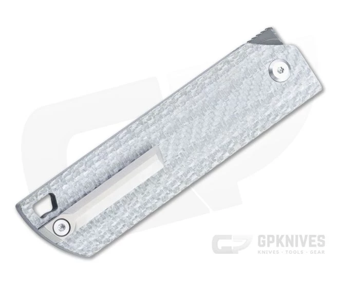 D Rocket Design MaximX EDC Flipper Black M390 Silver Twill Folding Knife 0037 4 D Rocket Design MaximX EDC Flipper Black M390 Silver Twill Folding Knife 0037 - Image 2