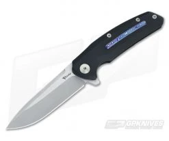 Reate Epoch Flipper Black Satin CTS-204P Titanium