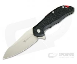 Steel Will Modus D2 Flipper Red Spacer Black FRN F25-14