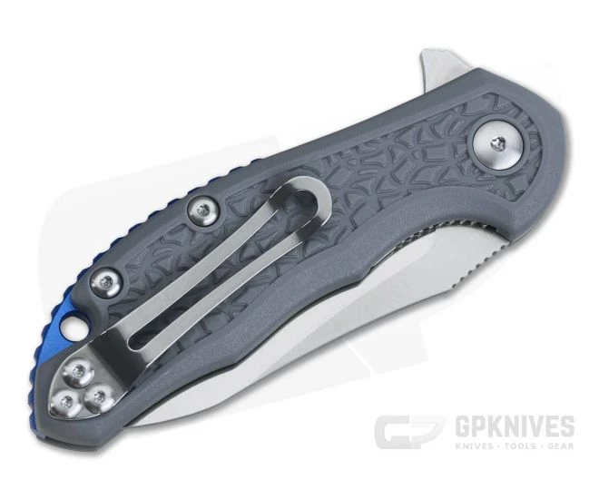 Steel Will Modus Mini Satin D2 Flipper Gray FRN F25M-14 4 Steel Will Modus Mini Satin D2 Flipper Gray FRN F25M-14 - Image 2