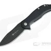 Steel Will Lanner Mini Black Stonewashed D2 Flipper Black G10 F35M-09