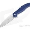 Steel Will Intrigue Mini D2 Flipper Blue FRN Blue Standoffs F45M-16 -Outlet Flippers Store f45m 16