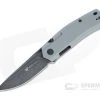 Steel Will Fjord Black Stonewashed D2 Gray G10 Liner Lock Front Flipper F71-28 -Outlet Flippers Store f71 28 1