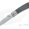 Pena Knives X Series Front Flipper Apache Bolstered Brown Canvas Micarta