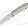 Pena Knives X Series Front Flipper Apache Bolstered Jigged Titanium -Outlet Flippers Store ffa jt
