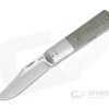 Pena Knives X Series Front Flipper Barlow Bolstered Green Canvas Micarta -Outlet Flippers Store ffb gcm 1