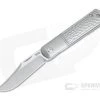 Pena Knives X Series Front Flipper Barlow Bolstered Jigged Titanium