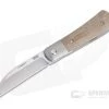 Pena Knives X Series Front Flipper Swayback Bolstered Brown Canvas Micarta