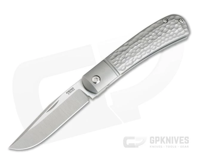 Pena Knives X Series Front Flipper Trapper Bolstered Jigged Titanium 3 Pena Knives X Series Front Flipper Trapper Bolstered Jigged Titanium