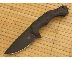 Fox Knives 520 Desert Fox Black G10 & Cerakote Flipper