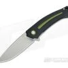 MKM Mikita Burnley Arvenis M390 Green Aluminum Inlays Black G10 Liner Lock Flipper FX01-MG-GR -Outlet Flippers Store fx01 mg gr 3