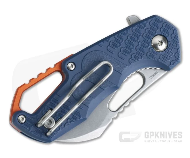 MKM Mikita Vox Isonzo Hawkbill Stonewashed Plain N690Co Blue FRN FX03-1PBL 4 MKM Mikita Vox Isonzo Hawkbill Stonewashed Plain N690Co Blue FRN FX03-1PBL - Image 2