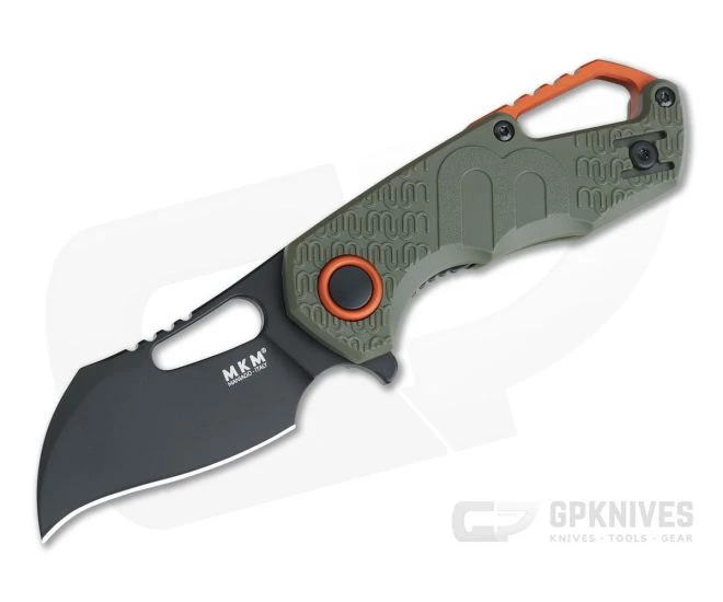 MKM Mikita Vox Isonzo Hawkbill Black Plain N690Co Green FRN FX03-1PGO 3 MKM Mikita Vox Isonzo Hawkbill Black Plain N690Co Green FRN FX03-1PGO