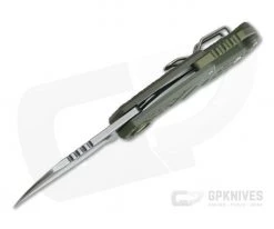 MKM Mikita Voxnaes Isonzo Hawkbill Stonewashed Plain N690Co Green FRN FX03-1PGR -Outlet Flippers Store fx03 1pgr 3