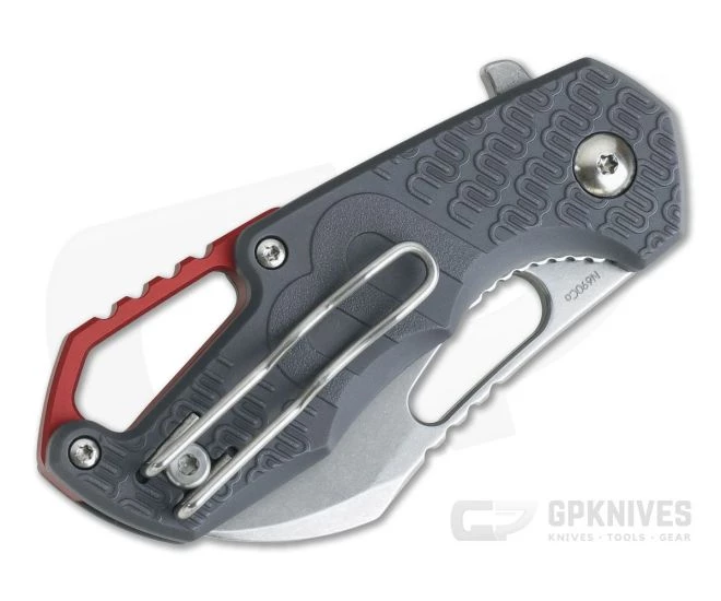 MKM Mikita Vox Isonzo Hawkbill Stonewashed Plain N690Co Wolf Gray FRN FX03-1PGY 4 MKM Mikita Vox Isonzo Hawkbill Stonewashed Plain N690Co Wolf Gray FRN FX03-1PGY - Image 2