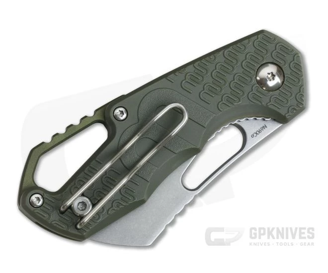MKM Mikita Voxnaes Isonzo Cleaver Stonewashed Plain N690Co Green FRN FX03-2PGR 4 MKM Mikita Voxnaes Isonzo Cleaver Stonewashed Plain N690Co Green FRN FX03-2PGR - Image 2