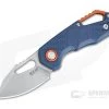 MKM Mikita Voxnaes Isonzo Clip Point Stonewashed Plain N690Co Blue FRN FX03-3PBL -Outlet Flippers Store fx03 3pbl 2
