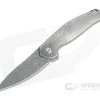 MKM Anso Goccia Flipper Limited #025 Damasteel Titanium Liner Lock Folder GC-D -Outlet Flippers Store gc d 025 1