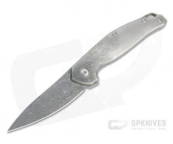 MKM Anso Goccia Flipper Limited #025 Damasteel Titanium Liner Lock Folder GC-D