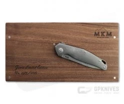 MKM Anso Goccia Flipper Limited #025 Damasteel Titanium Liner Lock Folder GC-D -Outlet Flippers Store gc d 025 4